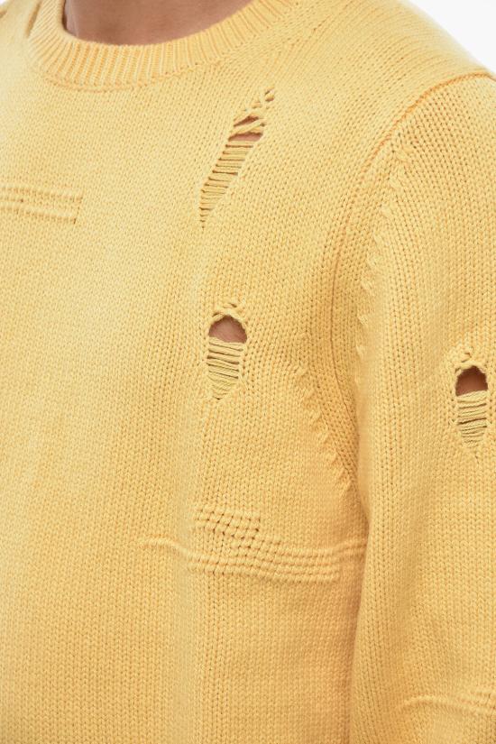  헬무트랭 스웨터 K10HM705 0 ZRL 23 Yellow - HELMUT LANG