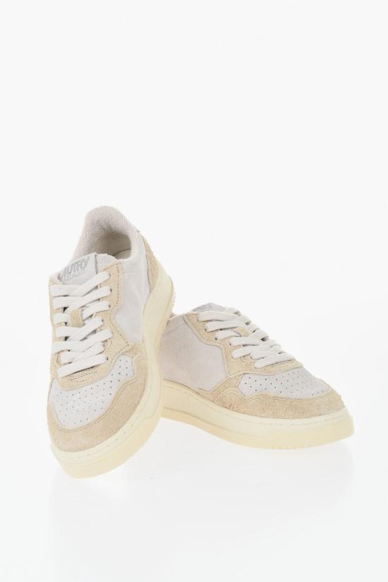  오트리 메달리스트 로우 레더 스니커즈 AULWSH02 Beige Grigio