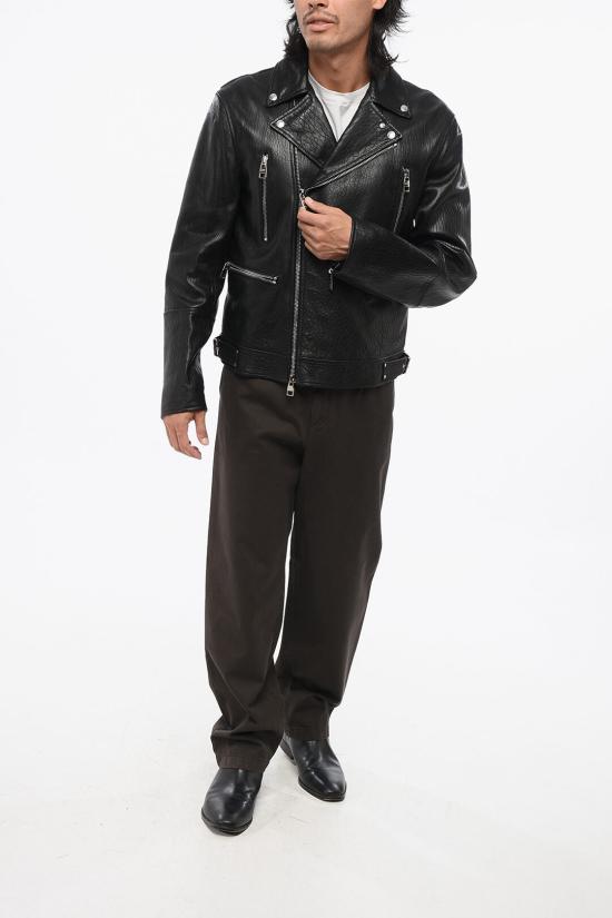  알렉산더 맥퀸 가죽 자켓 626381 Q5LDS 1000 Black - ALEXANDER MCQUEEN