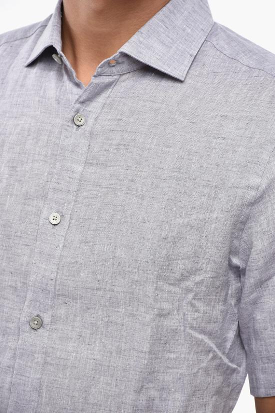  에르메네질도제냐 긴팔 셔츠 705155 ZCSF8 000 21 Gray - ERMENEGILDO ZEGNA