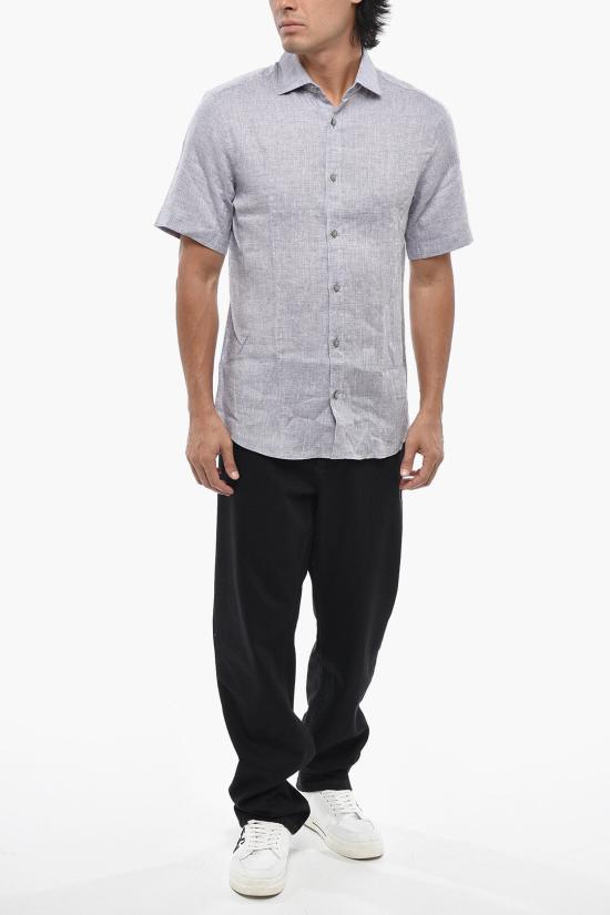  에르메네질도제냐 긴팔 셔츠 705155 ZCSF8 000 21 Gray - ERMENEGILDO ZEGNA