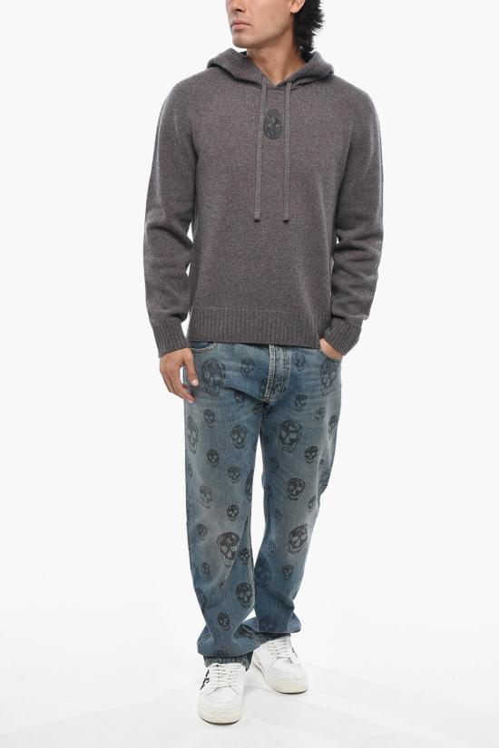  알렉산더 맥퀸 스웨터 817201 Q1BCS 1334 Gray - ALEXANDER MCQUEEN