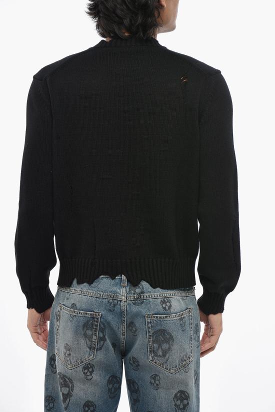  알렉산더 맥퀸 스웨터 807272 Q1BA6 1000 Black - ALEXANDER MCQUEEN