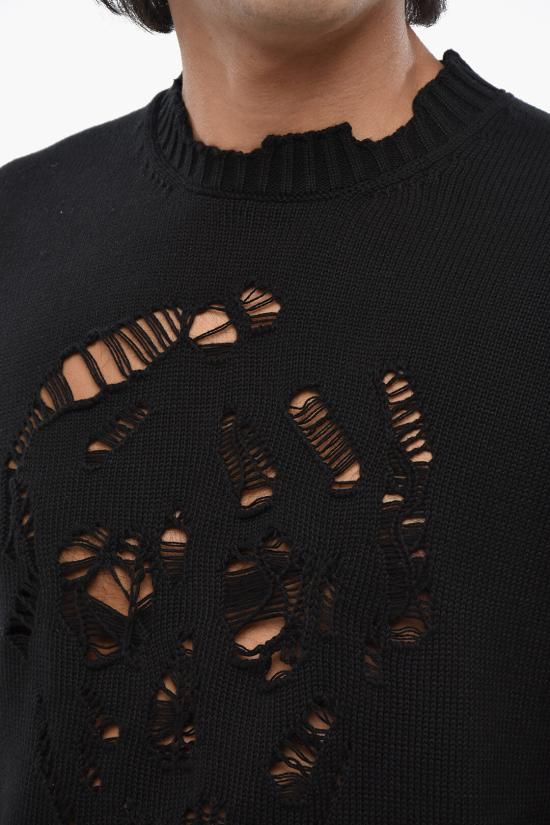  알렉산더 맥퀸 스웨터 807272 Q1BA6 1000 Black - ALEXANDER MCQUEEN
