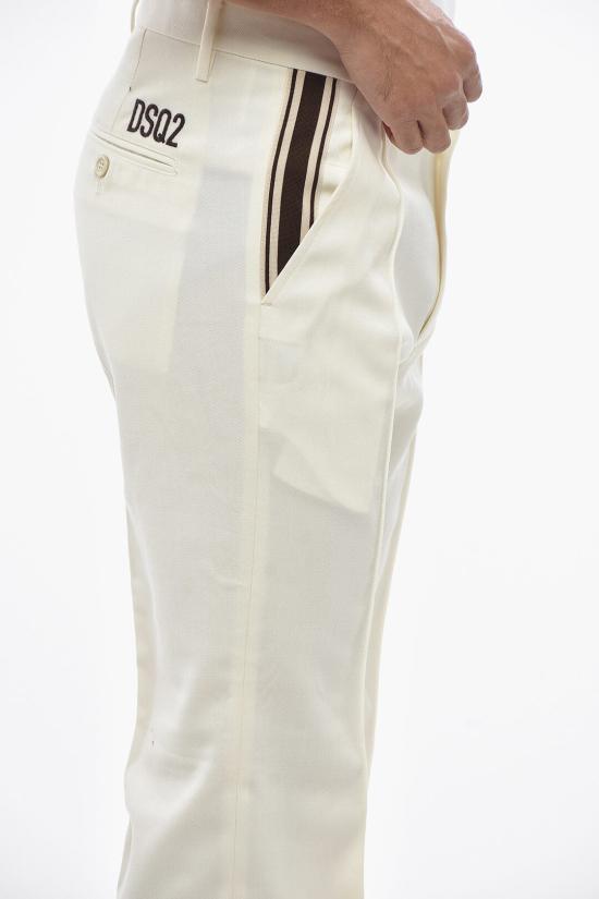  디스퀘어드2 스트레이트 팬츠 S71KB0549 S76498 101 White - DSQUARED2
