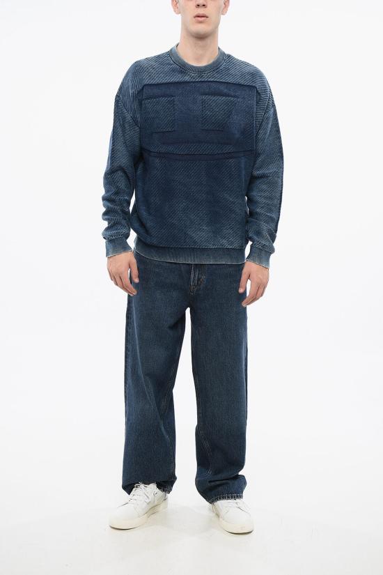  디젤 스웨터 A15476 0AJCY 8AT Blue - DIESEL