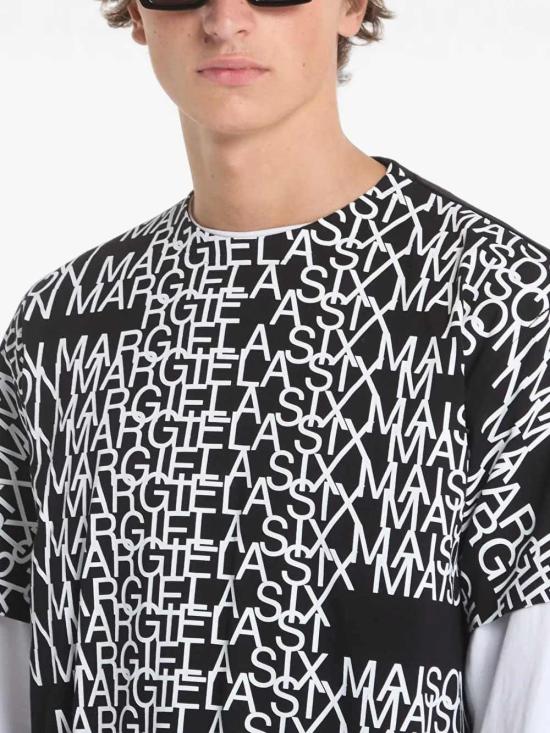 26FW MM6 메종마르지엘라 반팔 티셔츠 SH0GC0079M20048 900 BLACK - MM6 MAISON MARGIELA