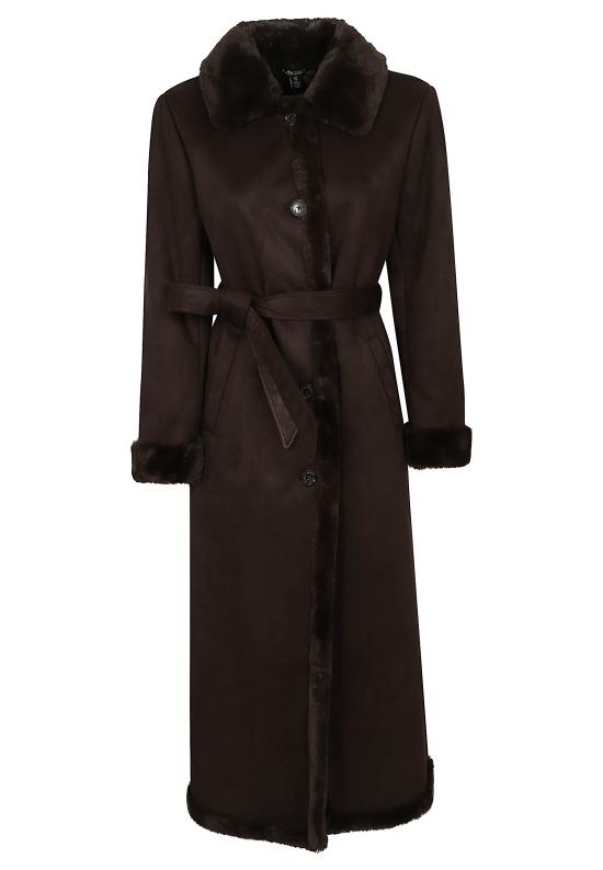 26FW 랄프 로렌 케이프 297P23461 001 CIRCUIT BROWN