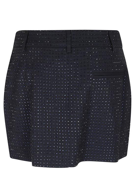 26FW 핑코 숏 스커트 107674 A3M0 G56 BLU IRIDE - PINKO