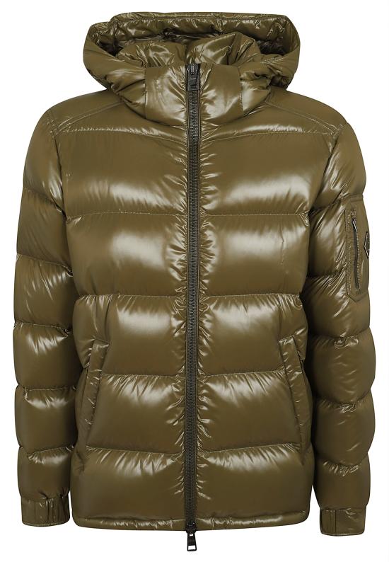 26FW 에르노 마야 후드 쇼트 다운 재킷 PI001416U 12973 7740 VERDE MILITARE