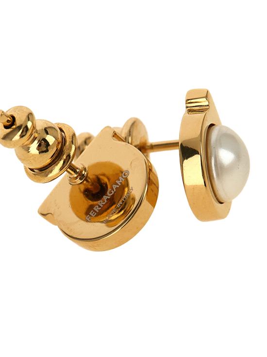 26FW 살바토레 페라가모 이어링 696454CREAMOROGIO Gold - SALVATORE FERRAGAMO