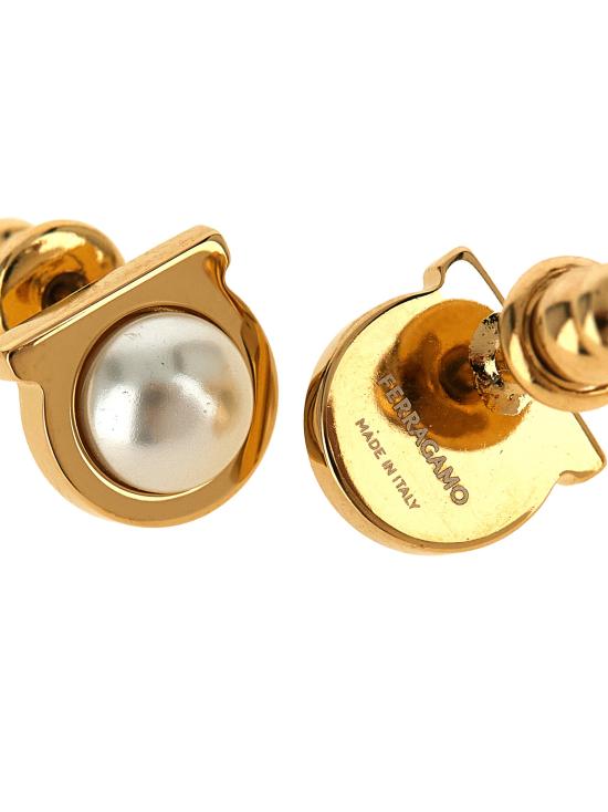 26FW 살바토레 페라가모 이어링 696454CREAMOROGIO Gold - SALVATORE FERRAGAMO