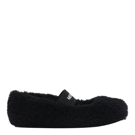26FW 문부츠 플랫 슈즈 2400010 N001 BLACK