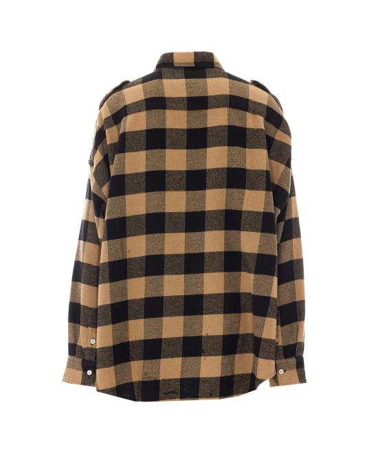 26FW 트루 에비뉴 셔츠 BAGGY SOFTCHECKBLACK BEIGE - TRUE AVENUE