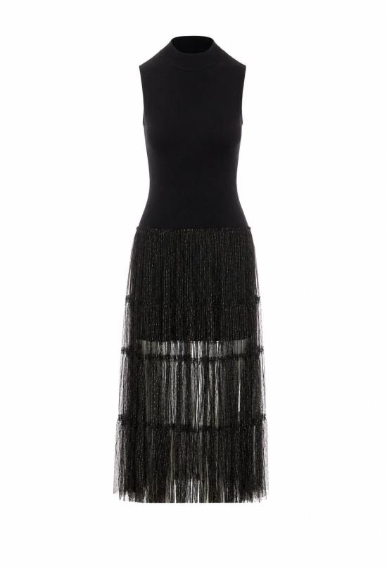 26FW 트윈셋 미디 원피스 262TT3421 00006 BLACK