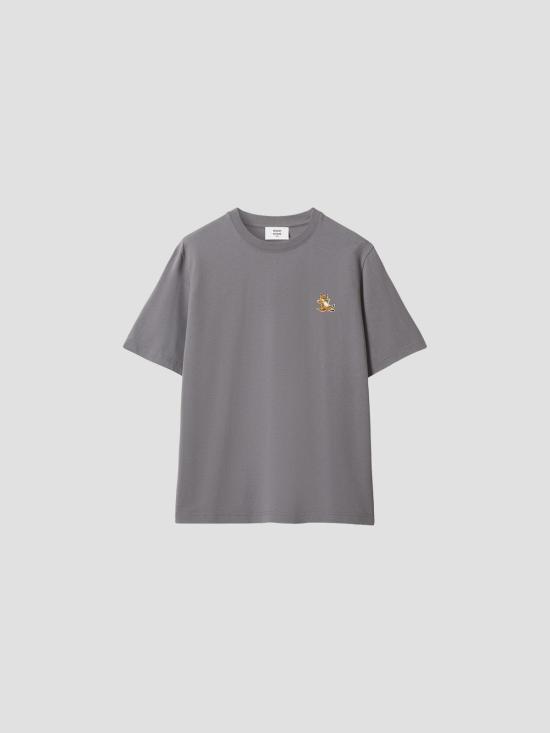 26FW 메종키츠네 반팔 티셔츠 MRMJT37KJ7025 0585 STONE GREY
