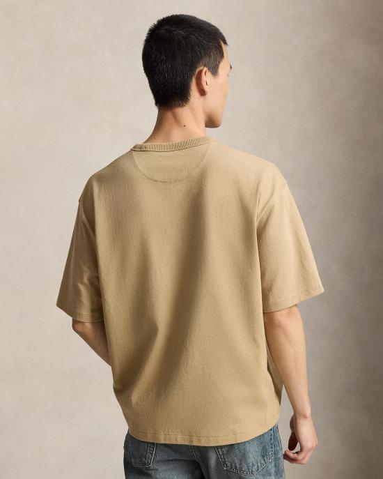26FW 폴로 랄프로렌 반팔 티셔츠 710A12979012 250 VINTAGE KHAKI - POLO RALPH LAUREN