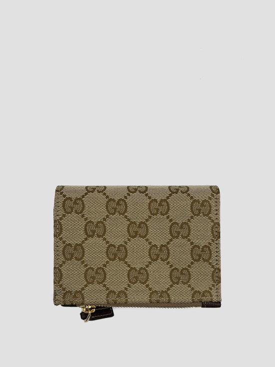26FW 구찌 홀스빗 스몰 지갑 A006YXFAGH8 9651 VINT SAND DK BROWN - GUCCI