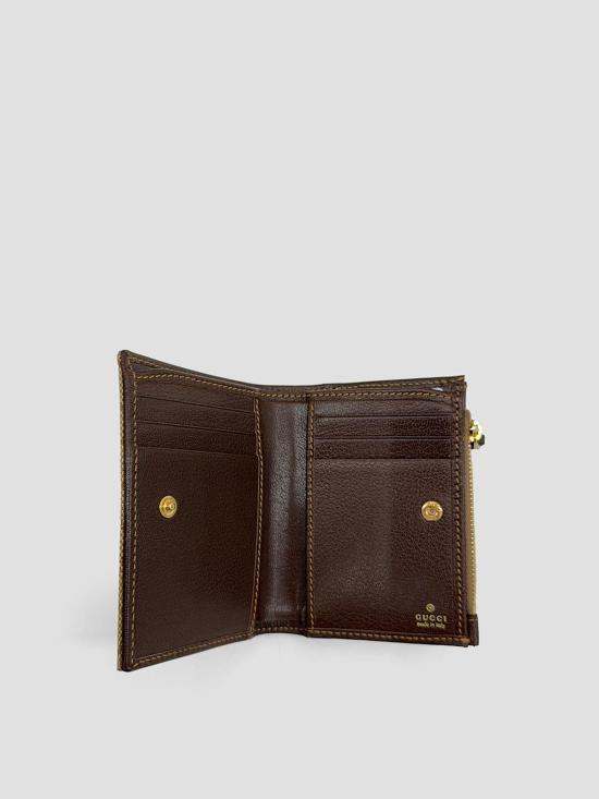 26FW 구찌 홀스빗 스몰 지갑 A006YXFAGH8 9651 VINT SAND DK BROWN - GUCCI