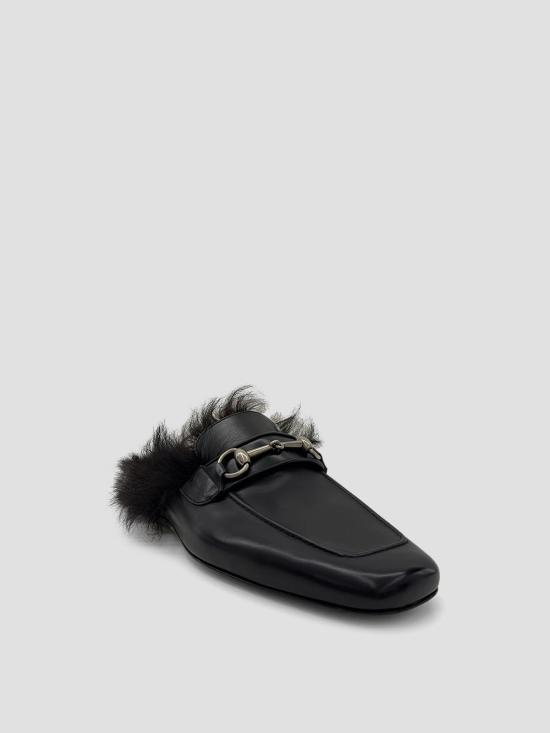 26FW 구찌 카사노바 홀스빗 가죽 슬리퍼 카사노바 홀스빗 가죽 슬리퍼 A005GQAAG9B 1000 BLACK - GUCCI