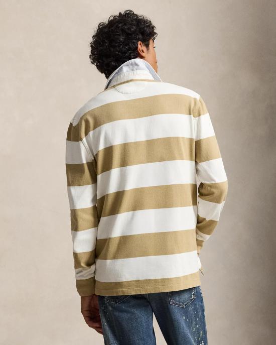 26FW 폴로 랄프로렌 스웨터 710B27062001 250 RL KHKI TRPHY CRM HRTG BR - POLO RALPH LAUREN