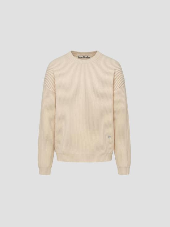 26FW 아크네 스튜디오 스웨터 B60422 AEG OFF WHITE