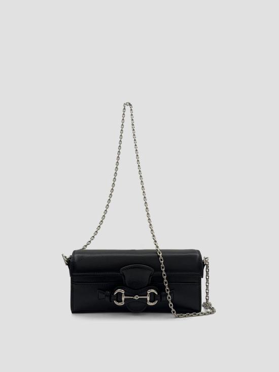 26FW 구찌 홀스빗 체인 월렛 A006YUAAGX4 1000 BLACK
