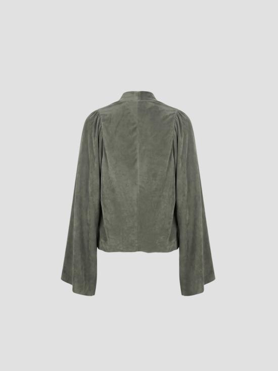 26FW 릭 오웬스 트위스트 탑 RO02F5272V 48 DRK PEARL - RICK OWENS