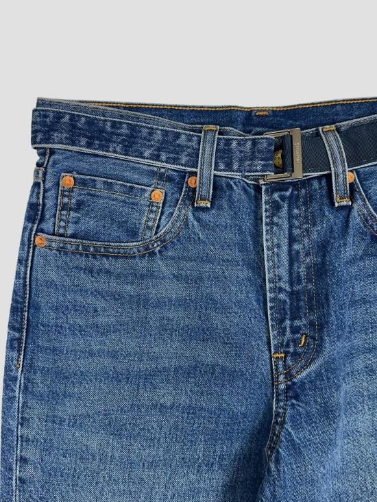 26FW 사카이 스트레이트 팬츠 2601143S 401 BLUE - SACAI