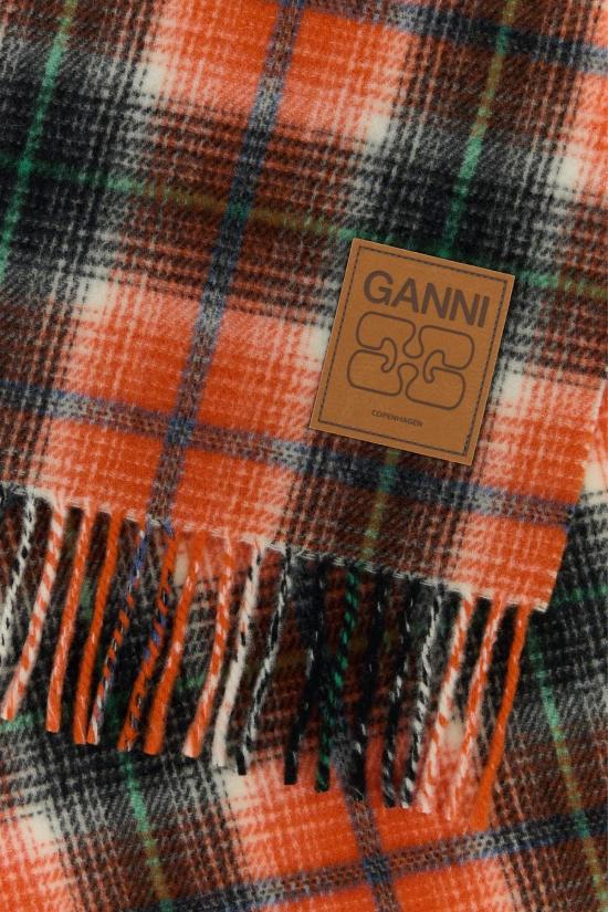 26FW 가니 머플러/스카프 B3020247 316 RUSSET ORANGE - GANNI