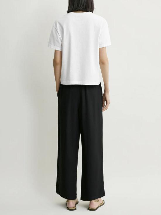 26FW 토템 클래식 오가닉 코튼 티셔츠 263WRT0529FB0502 003 OPTIC WHITE - TOTEME