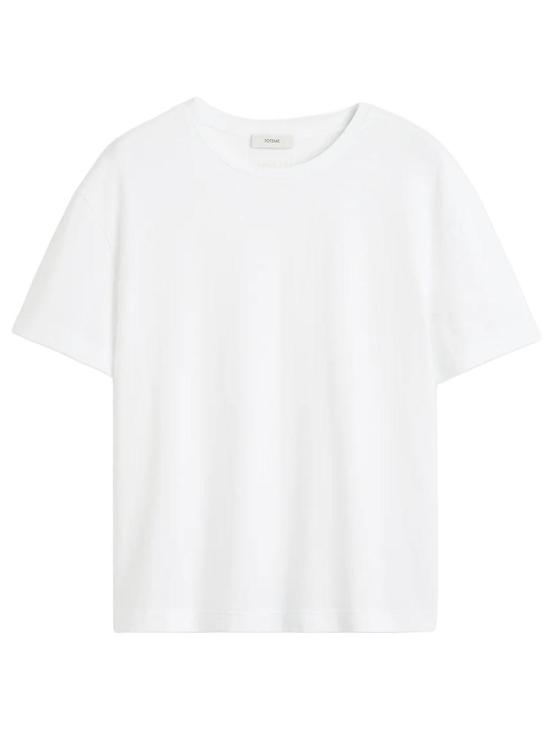 26FW 토템 클래식 오가닉 코튼 티셔츠 263WRT0529FB0502 003 OPTIC WHITE
