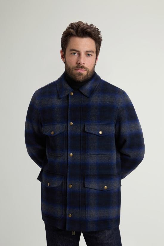 26FW 울리치 자켓 CFWOOU2185MRUT5417 30037 BLUE CHECK