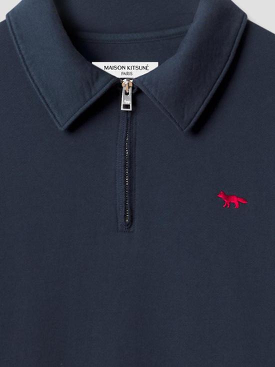 26FW 메종키츠네 긴팔 티셔츠 MRMJS08KM0340 0413 CLASSIC NAVY - MAISON KITSUNE