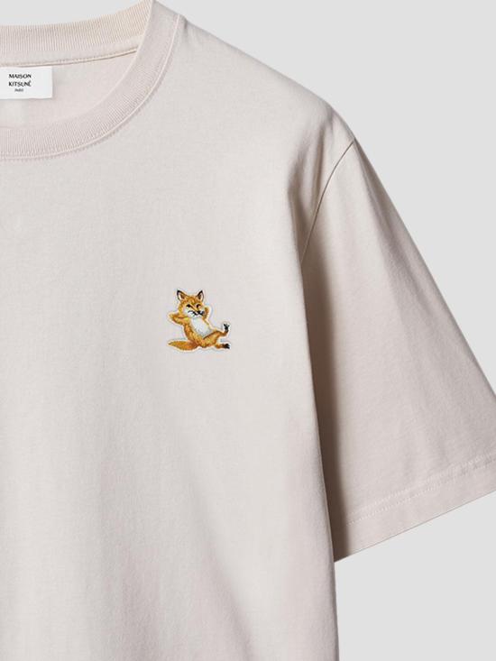 26FW 메종키츠네 반팔 티셔츠 MRMJT37KJ7025 0548 MOON BEIGE - MAISON KITSUNE