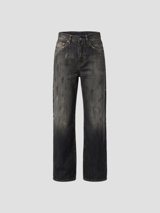 26FW 아크네 스튜디오 2021F 레귤러 핏 데님 팬츠 A00513 900 BLACK