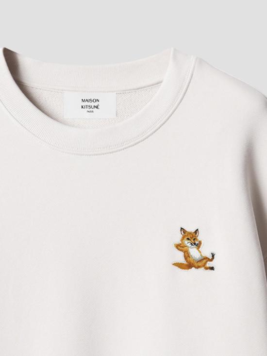 26FW 메종키츠네 긴팔 티셔츠 MRMJS14KM0341 0548 MOON BEIGE - MAISON KITSUNE
