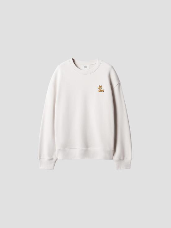 26FW 메종키츠네 긴팔 티셔츠 MRMJS14KM0341 0548 MOON BEIGE