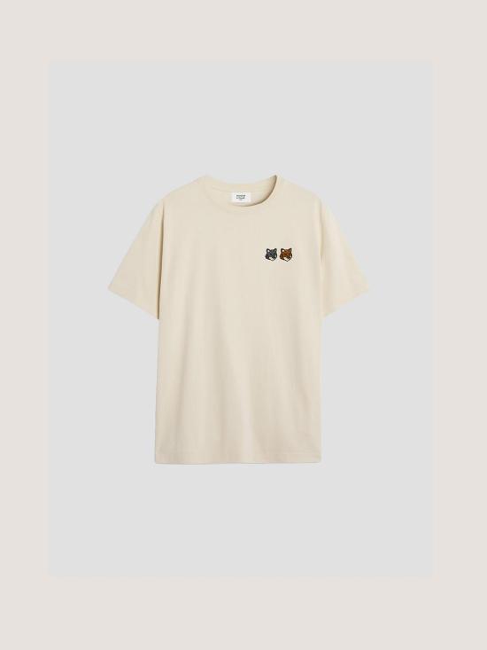 26FW 메종키츠네 반팔 티셔츠 MRMJT32KJ7025 P702 LATTE
