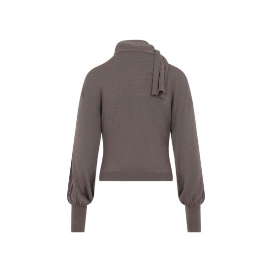26FW 자크뮈스 스웨터 CDW00839AK00342 850 BROWN - JACQUEMUS