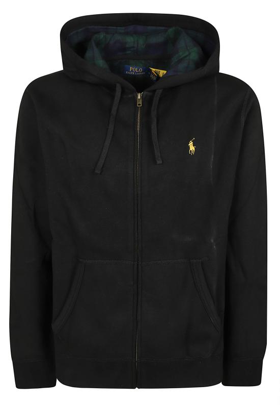 26FW 폴로 랄프로렌 후드 티셔츠 710B28290 001 001 BLACK