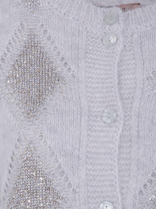 26FW 트윈셋 가디건 262TT3170 12837 MEDIUM GREY MELANGE - TWINSET