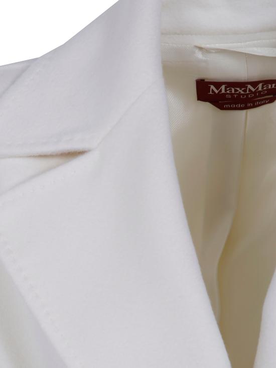 26FW 막스마라 스튜디오 코트 2626016172600 001 WHITE - MAX MARA STUDIO