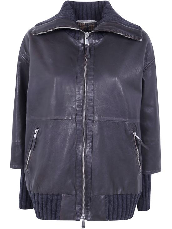 26FW 더 재키 레더스 가죽 자켓 FENICE 06 DARK BROWN