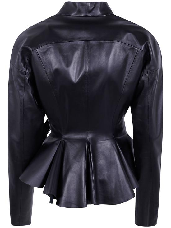 26FW 알베르타 페레티 가죽 자켓 3703 5190 0555 BLACK - ALBERTA FERRETTI