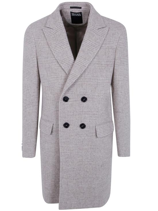 26FW 에르메네질도제냐 코트 497009A4 4DG4G0 036 MEDIUM GREY