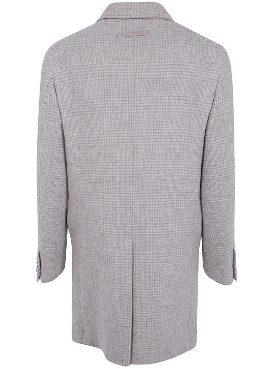 26FW 에르메네질도제냐 코트 497009A4 4DG4G0 036 MEDIUM GREY - ERMENEGILDO ZEGNA