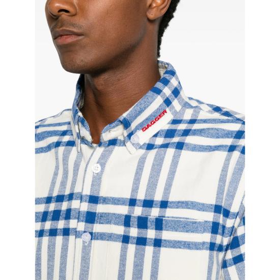 26FW 대거 셔츠 41003 FLANNEL CRBLU WHITE BLUE - DAGGER
