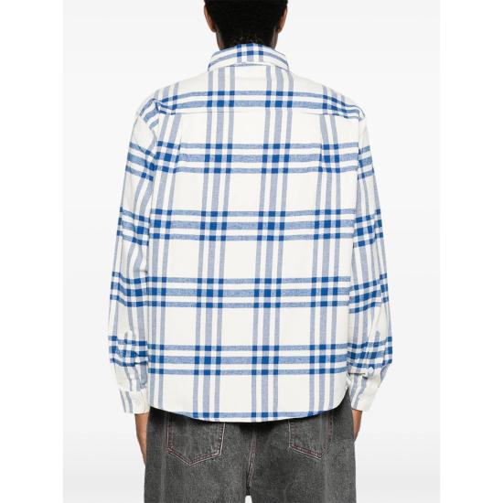 26FW 대거 셔츠 41003 FLANNEL CRBLU WHITE BLUE - DAGGER