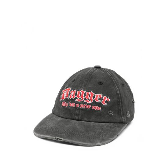 26FW 대거 볼캡 71013 RIPEM BLACK